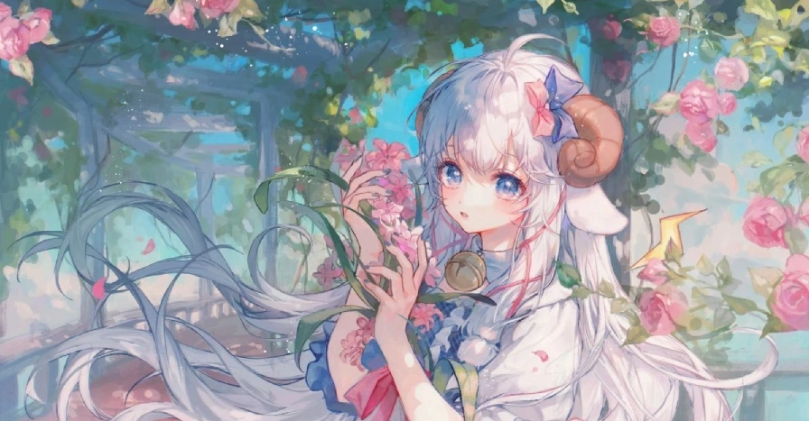 Ảnh nền anime dễ thương sắc nét với tông màu pastel vô cùng ngọt ngào