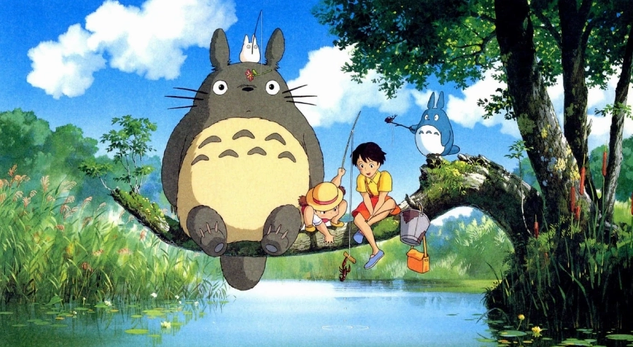 Ảnh nền anime thiếu nữ xinh xắn dạo bước dưới bầu trời đầy sao lấp lánh