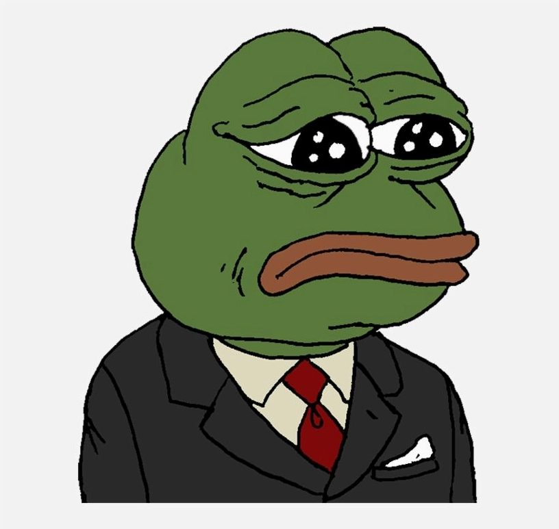 Ảnh nền con ếch xanh meme đang cười tươi rạng rỡ