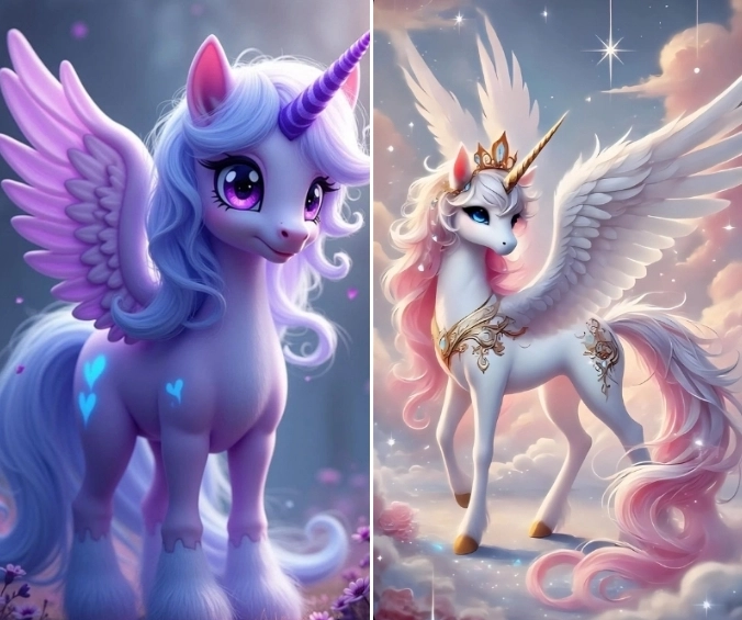 Ảnh nền con ngựa đẹp Chibi nhỏ nhắn ngộ nghĩnh hình nền dễ thương chất lượng cao