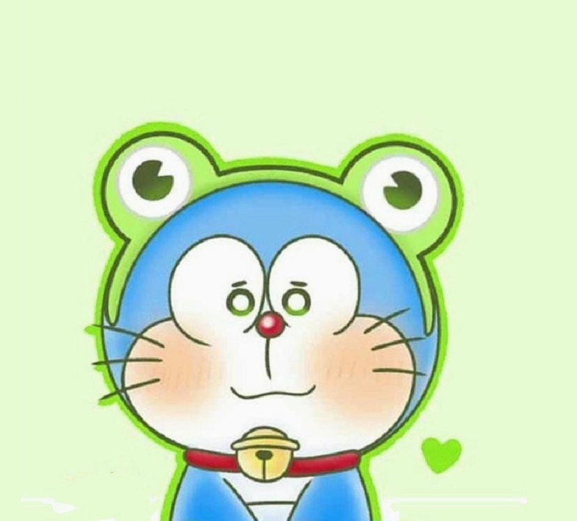 Ảnh nền điện thoại doremon cute tông màu pastel nhẹ nhàng