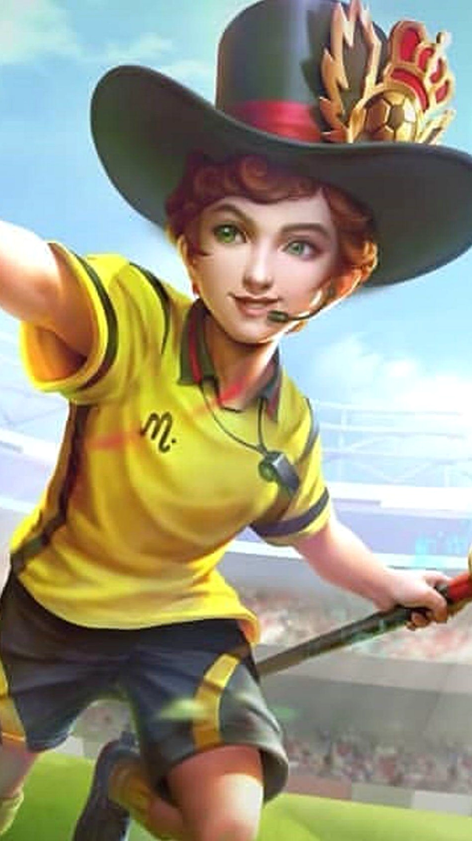 Ảnh nền hoạt hình Harley Referee trong Mobile Legends vui nhộn