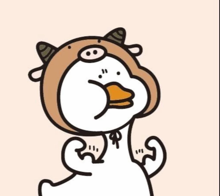 Ảnh vịt meme trắng khoe cơ bắp sáu múi