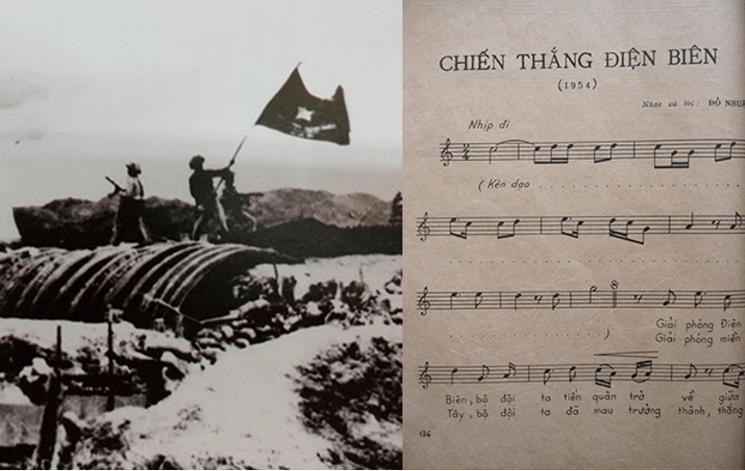 Bài hát Chiến thắng Điện Biên minh họa cho một sự kiện lịch sử