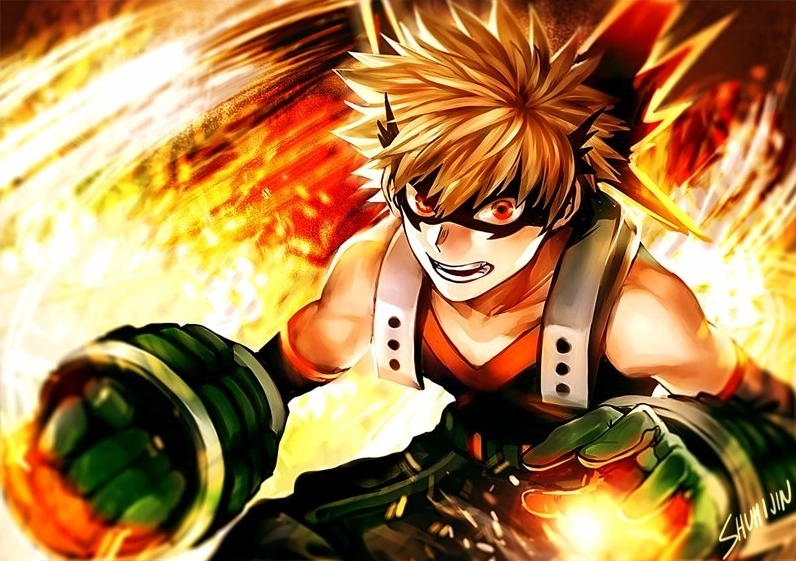 Bakugo Luôn bùng nổ với sức mạnh và cá tính mạnh mẽ