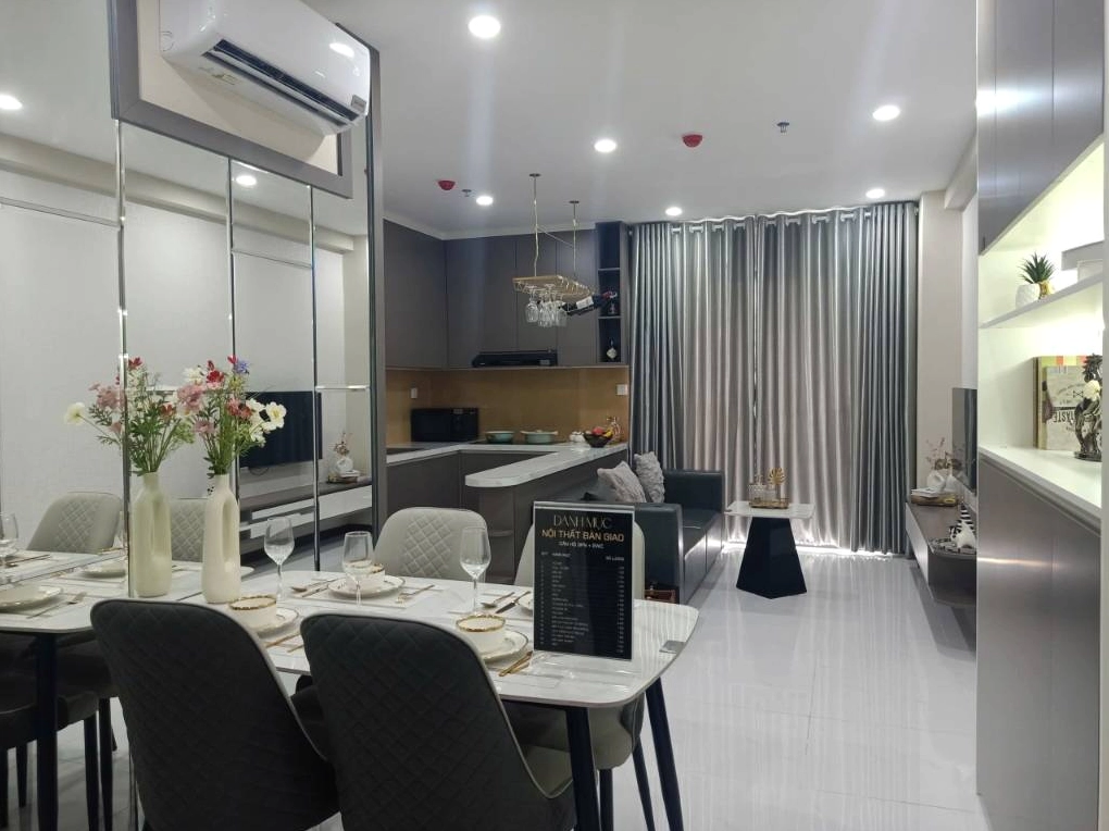 Bán căn hộ mặt tiền Thuận An Bình Dương Quốc Lộ 13 gần siêu thị Aeon full nội thất mới