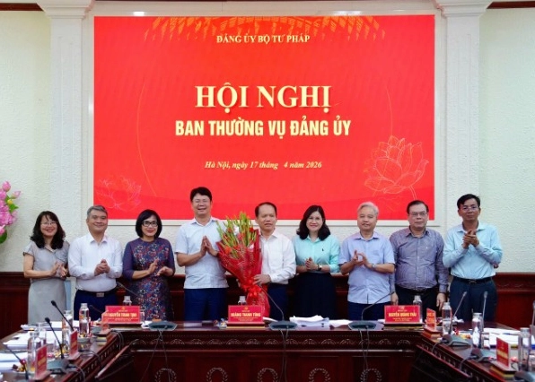 Bộ trưởng Hoàng Thanh Tùng được chỉ định giữ chức Bí thư Đảng ủy Bộ Tư pháp nhiệm kỳ 2025 đến 2030