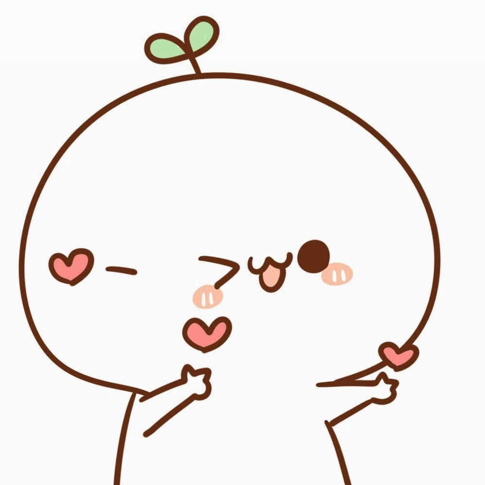 Bức họa cô gái cute với đôi mắt to tròn ngây thơ