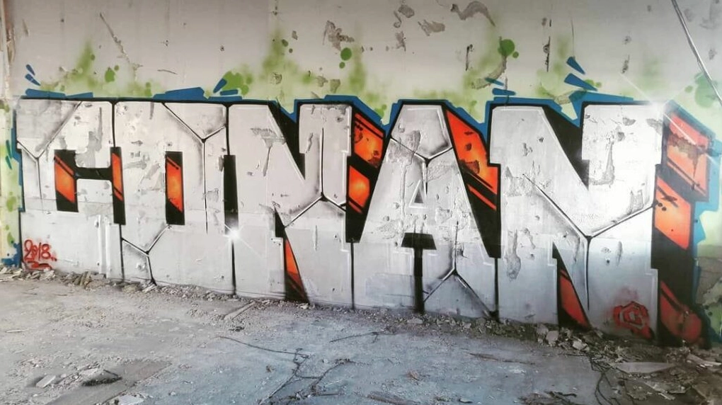 Bức tranh Graffiti rực rỡ đầy tính nghệ thuật