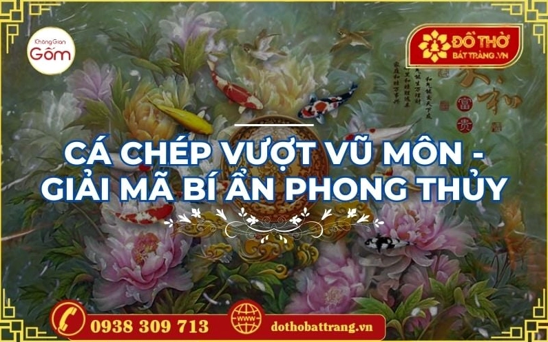 Cá chép vượt vũ môn và những bí ẩn phong thủy cần giải mã