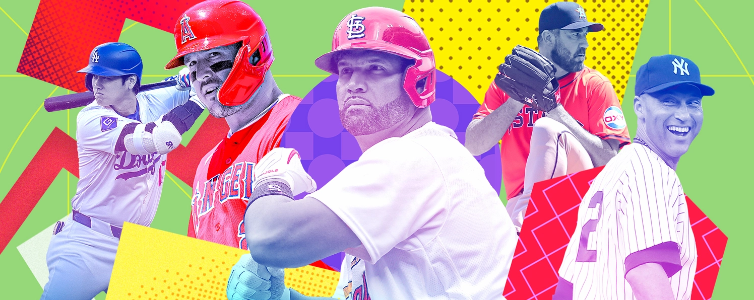 Các siêu sao bóng chày thế kỷ 21 gồm Albert Pujols cùng Mike Trout Justin Verlander Derek Jeter và Shohei Ohtani