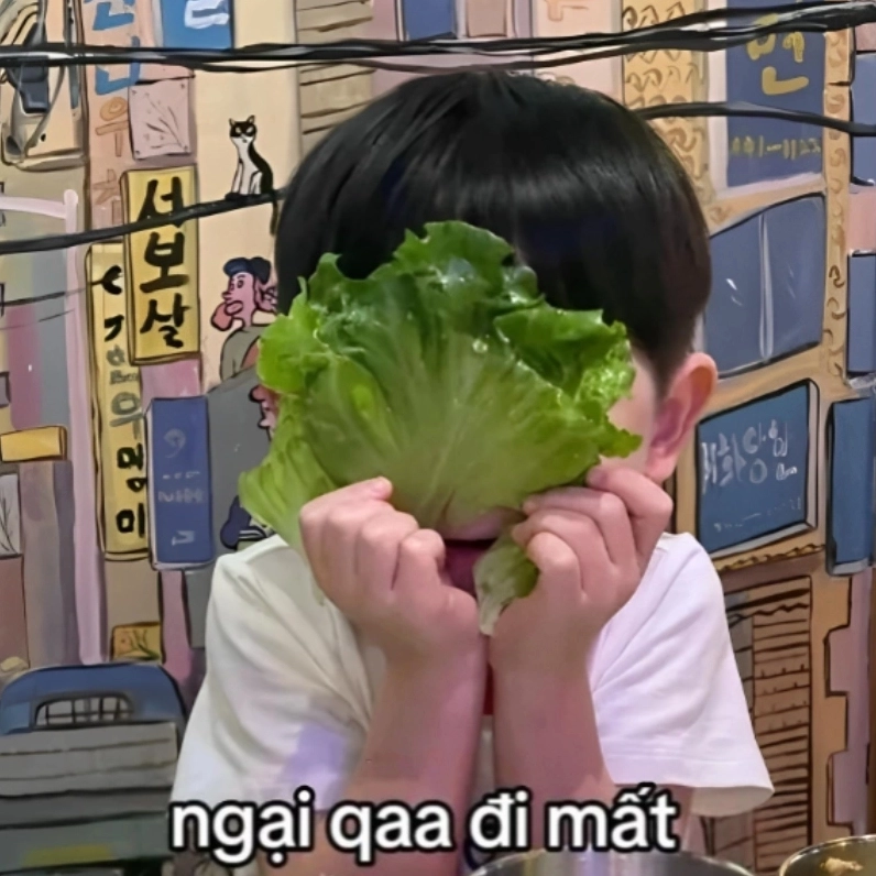 Cảm giác xấu hổ tràn ngập với meme ngại quá