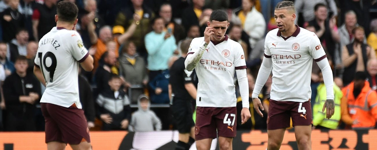 Cầu thủ Wolverhampton ăn mừng chiến thắng bất ngờ trước Manchester City