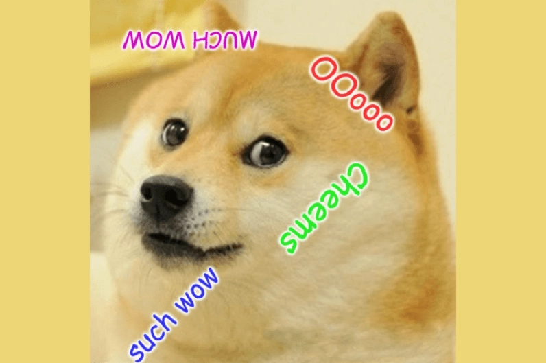 Cheems với nền chung Such Wow