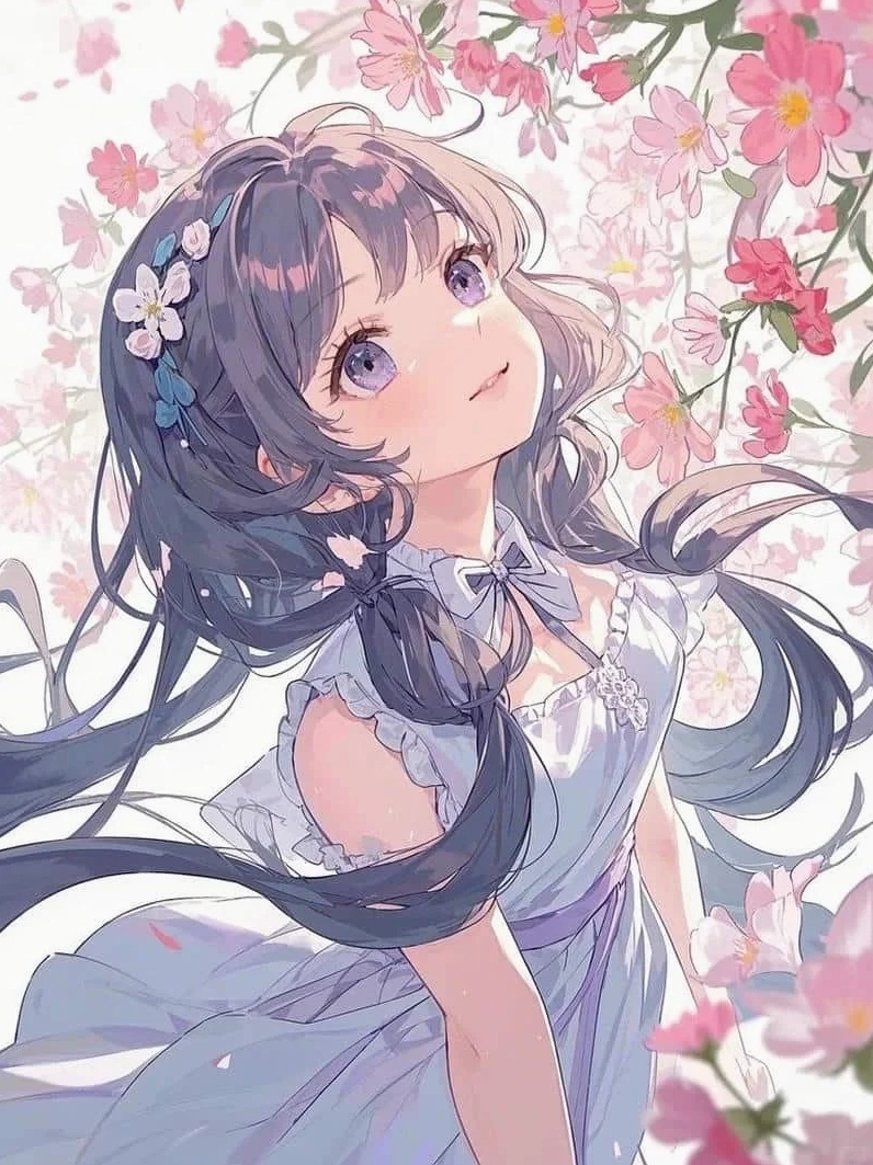 Chụp hình ảnh anime gái xinh đáng yêu