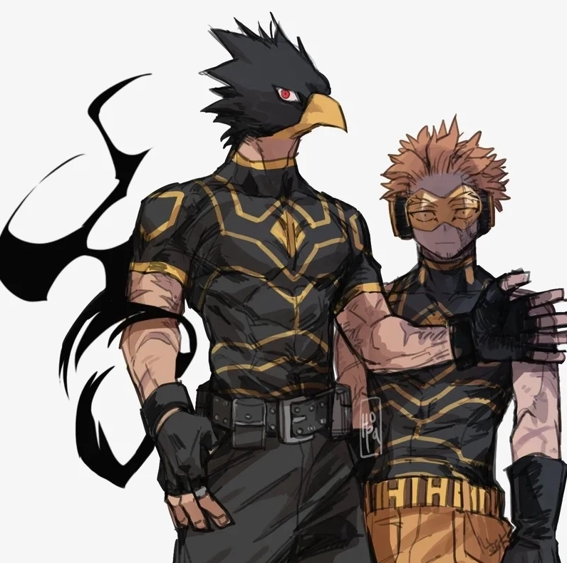 Chuyện tình ngọt ngào của fumikage tokoyami x hawks được fan vẽ lại