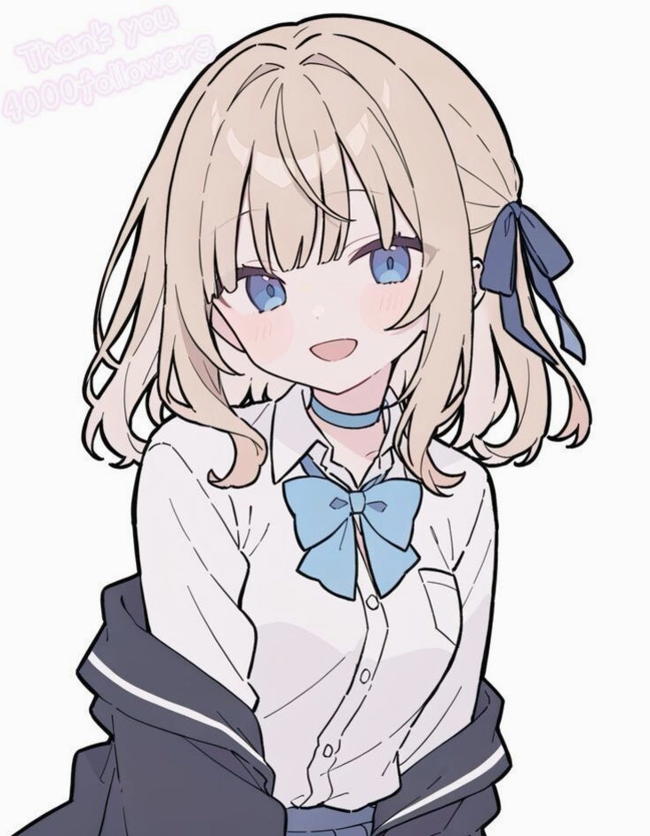 Cô gái anime với phong cách thời trang độc đáo và biểu cảm đáng yêu
