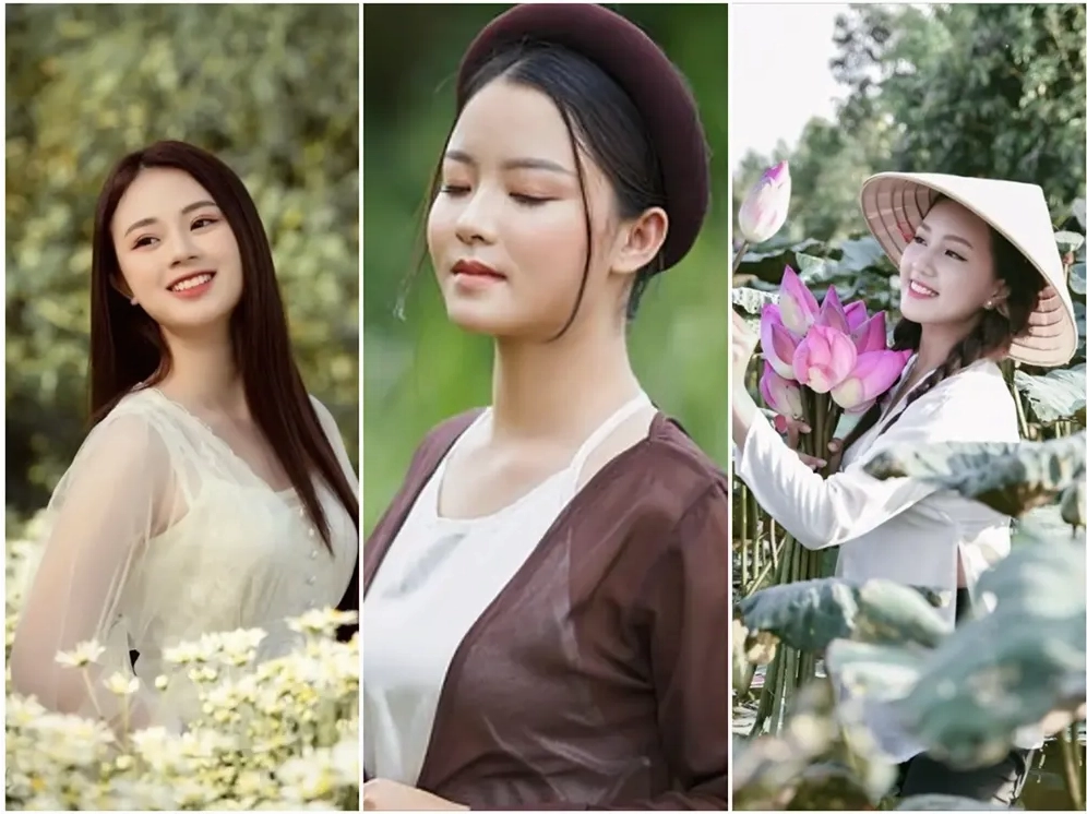 Cô gái quê với vẻ đẹp trong sáng bình dị làm thổn thức trái tim bao người nhìn