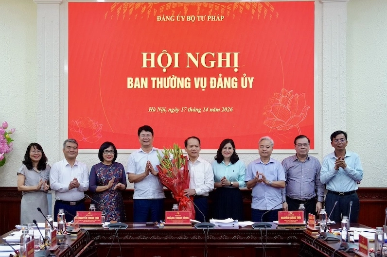 Công bố quyết định nhân sự cấp cao Bộ Tư pháp