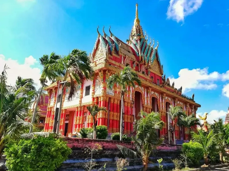 Đến thăm chùa Ghoshitaram Tuyệt tác kiến trúc Kh mer lớn nhất Việt Nam