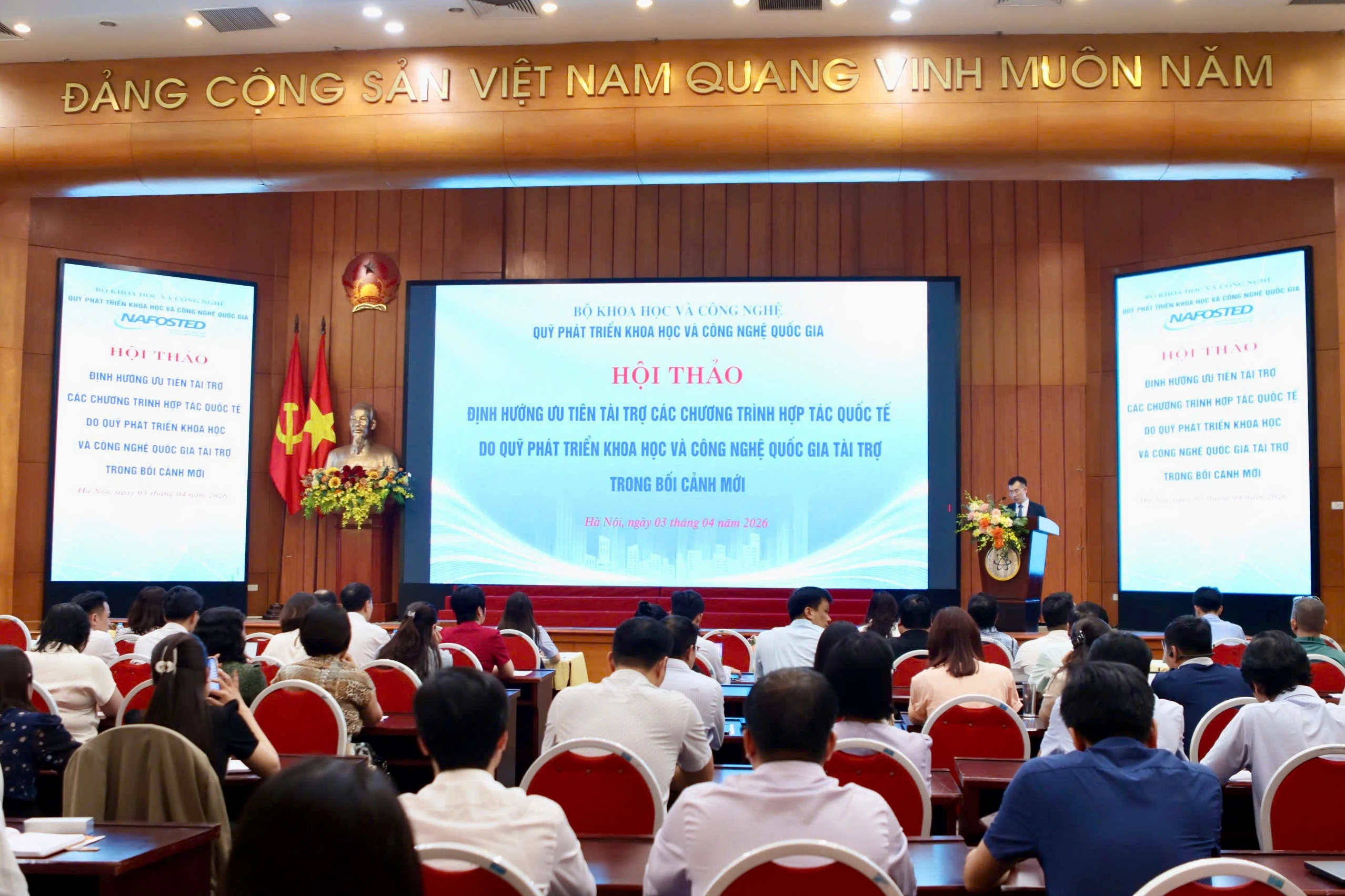 Định hướng ưu tiên tài trợ các chương trình hợp tác quốc tế do NAFOSTED tài trợ