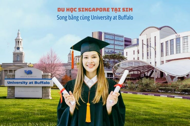 Du học Singapore tại SIM Song bằng cùng University at Buffalo