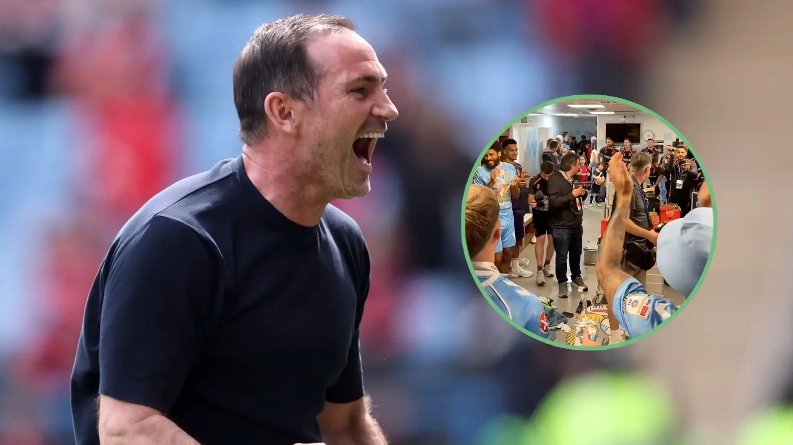 Frank Lampard chỉ đạo chiến thuật cho các học trò Coventry trong buổi tập