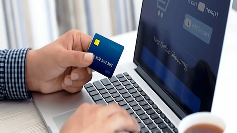 Giao diện trình duyệt hiển thị giao thức bảo mật HTTPS khi thanh toán