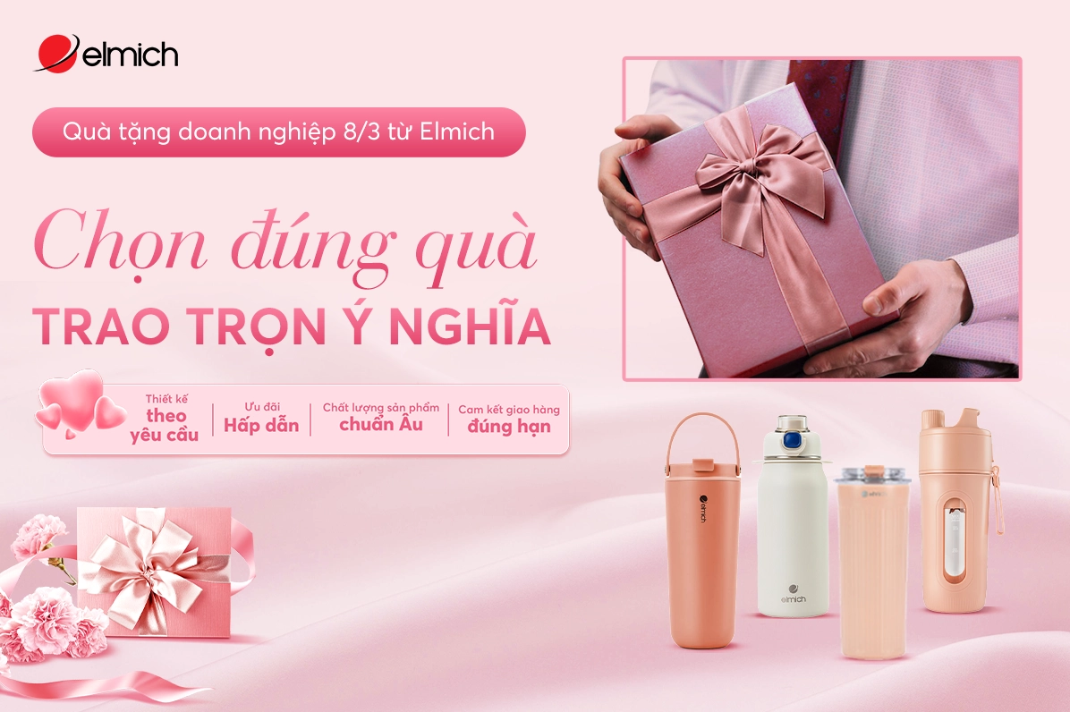 Gợi ý quà tặng 8/3 cho doanh nghiệp từ Elmich