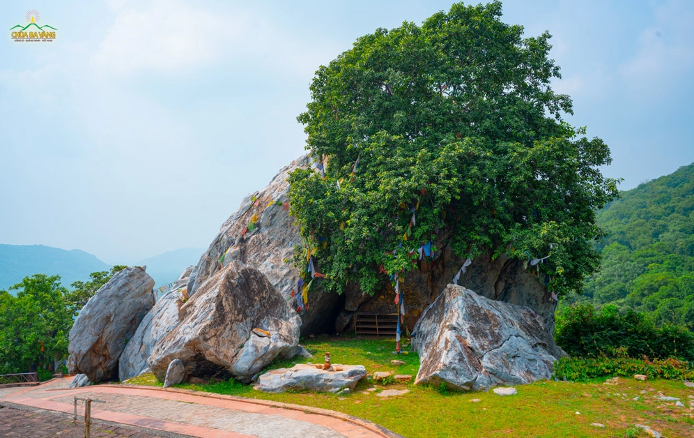 Hang thất nhỏ hẹp bằng đá tự nhiên của Tôn giả Đại Ca Diếp