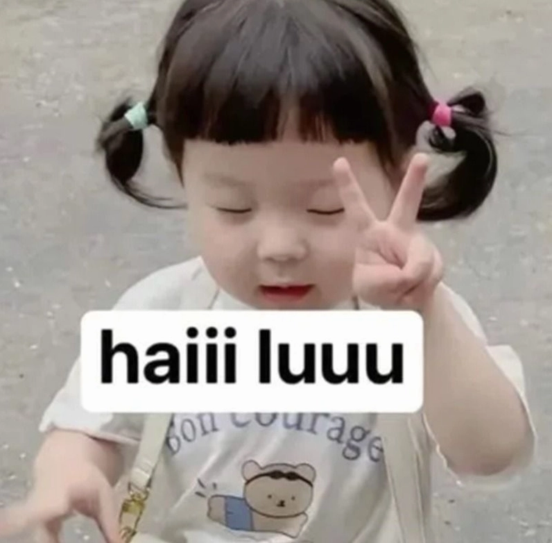 Hình ảnh cố lên meme em bé