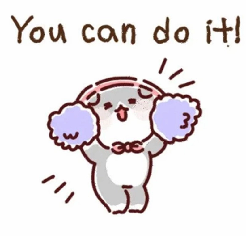 Hình ảnh cố lên meme nhân vật hoạt hình