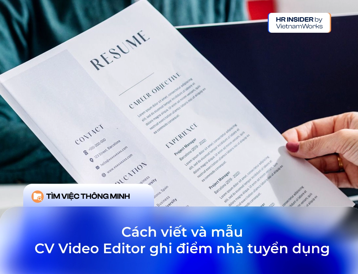 Hình ảnh minh họa CV xin việc chuẩn bị cho quá trình ứng tuyển