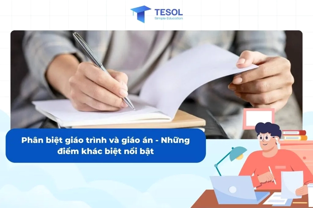Hình ảnh minh họa giúp phân biệt giáo trình và giáo án cùng những điểm khác biệt nổi bật