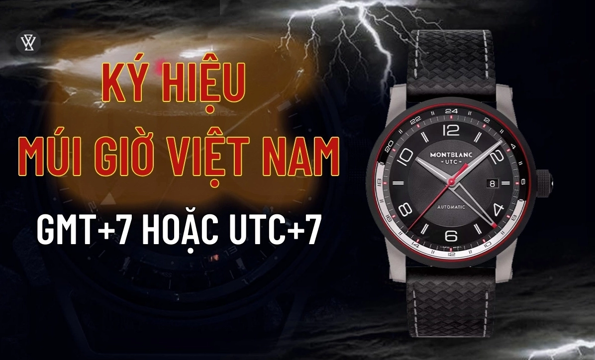 Hình ảnh minh họa ký hiệu múi giờ Việt Nam được hiển thị là GMT+7 trên các thiết bị