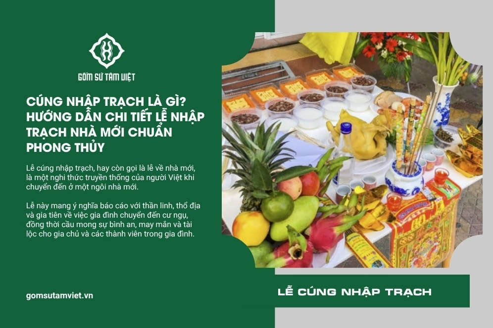 Hình ảnh minh họa nghi thức cúng nhập trạch diễn ra như thế nào