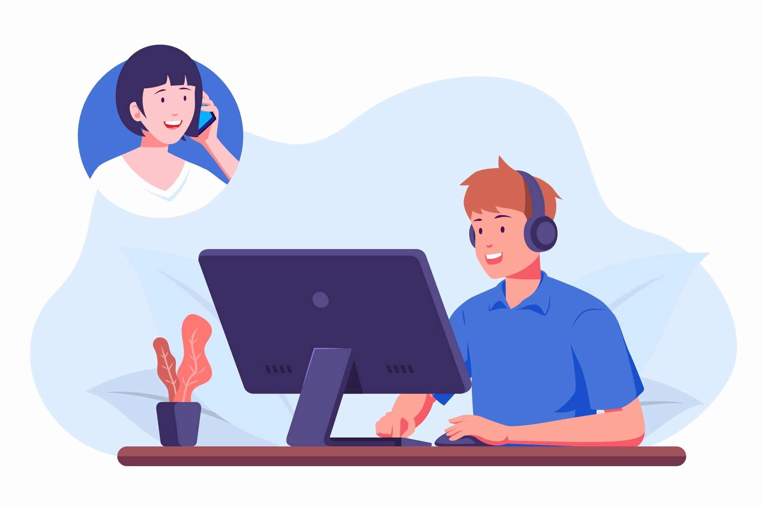 Hình ảnh một người đang gọi điện thoại trên phương tiện di chuyển tiếng anh giao tiếp chủ đề on the way phương tiện