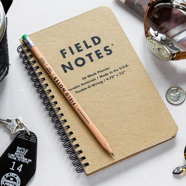 Hình ảnh sổ tay field notes nổi tiếng dùng để viết nhật ký