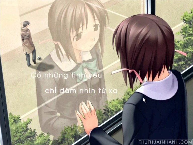 Hình ảnh yêu đơn phương phong cách anime cực kỳ cuốn hút