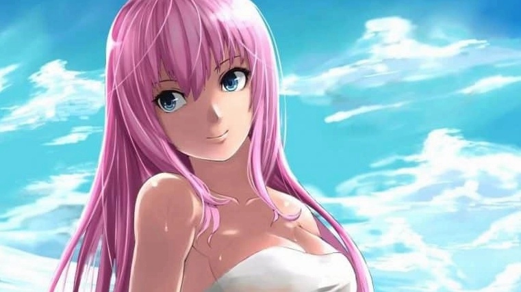 Hình Anime màu hồng chất ngầu xinh đẹp mang phong cách hiện đại