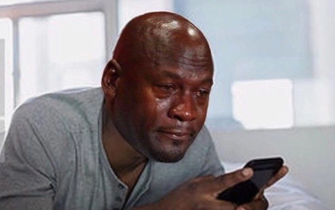 Hình chế anh da đen hốt hoảng toát mồ hôi