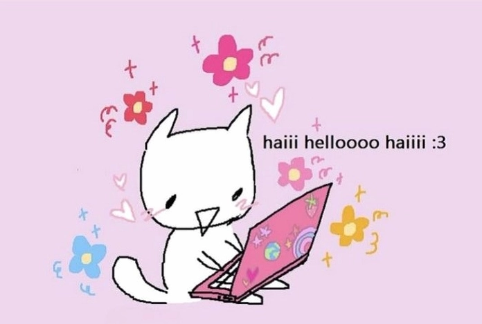 Hình meme hello cơ bản nhưng hiệu quả