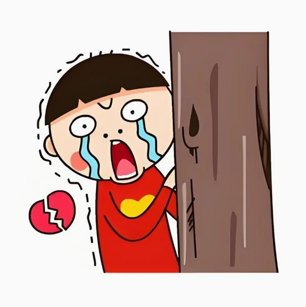 hình meme sợ hãi khép nép