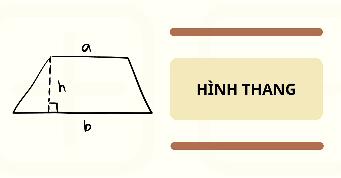 Hình minh họa định nghĩa hình thang là gì và các tính chất cơ bản