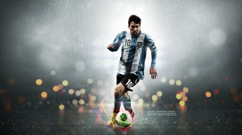 Hình nền bóng đá 4k messi cực ngầu dành riêng cho màn hình máy tính