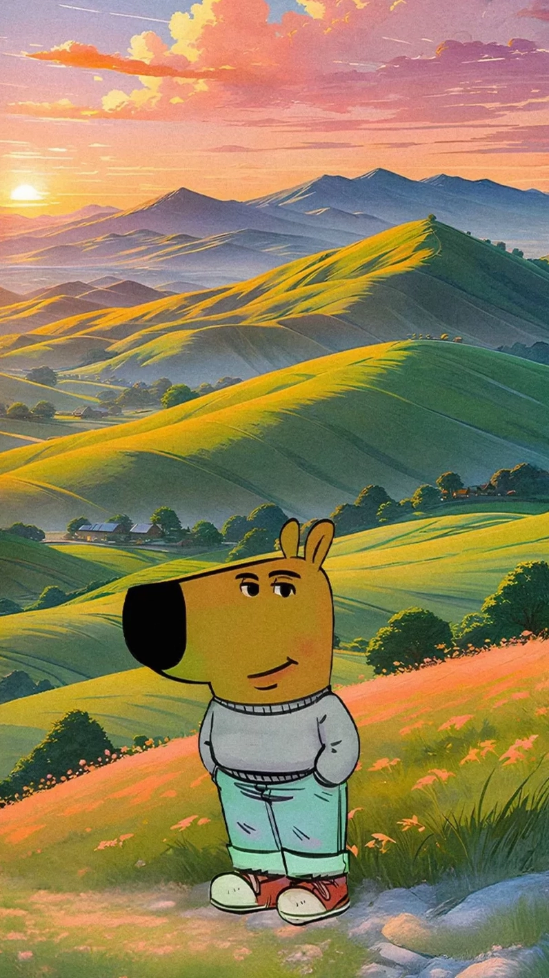 Hình nền chill guy số 22 trầm cảm