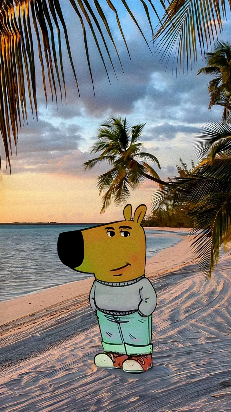 Hình nền chill guy số 23 xéo xắt