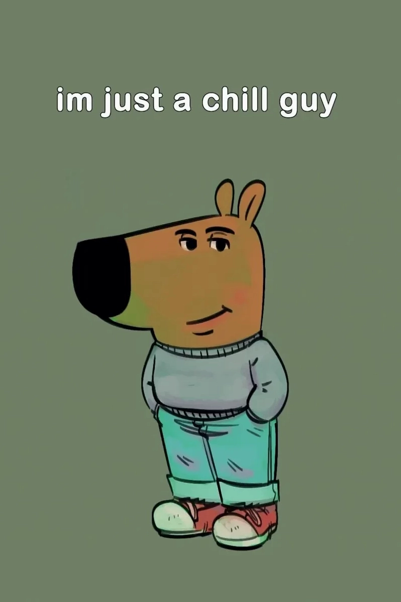 Hình nền chill guy số 9 tấu hài