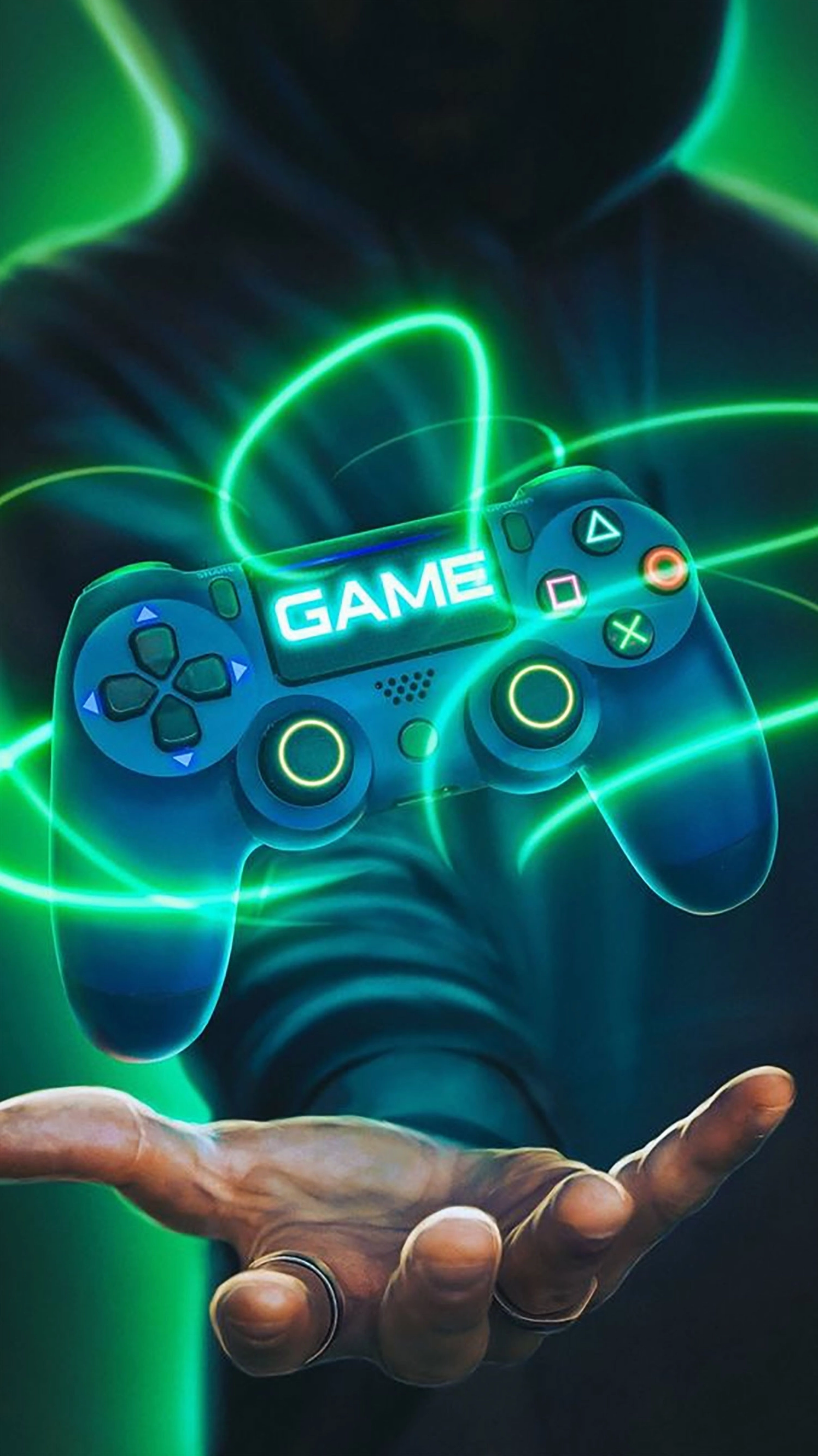 Hình nền điện thoại game thủ cực ngầu với phong cách cyberpunk rực rỡ