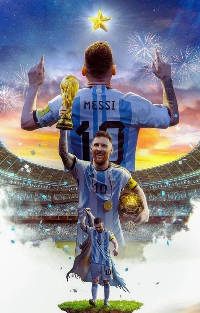 Hình nền điện thoại messi đẹp sắc nét tối ưu cho màn hình tỷ lệ chuẩn